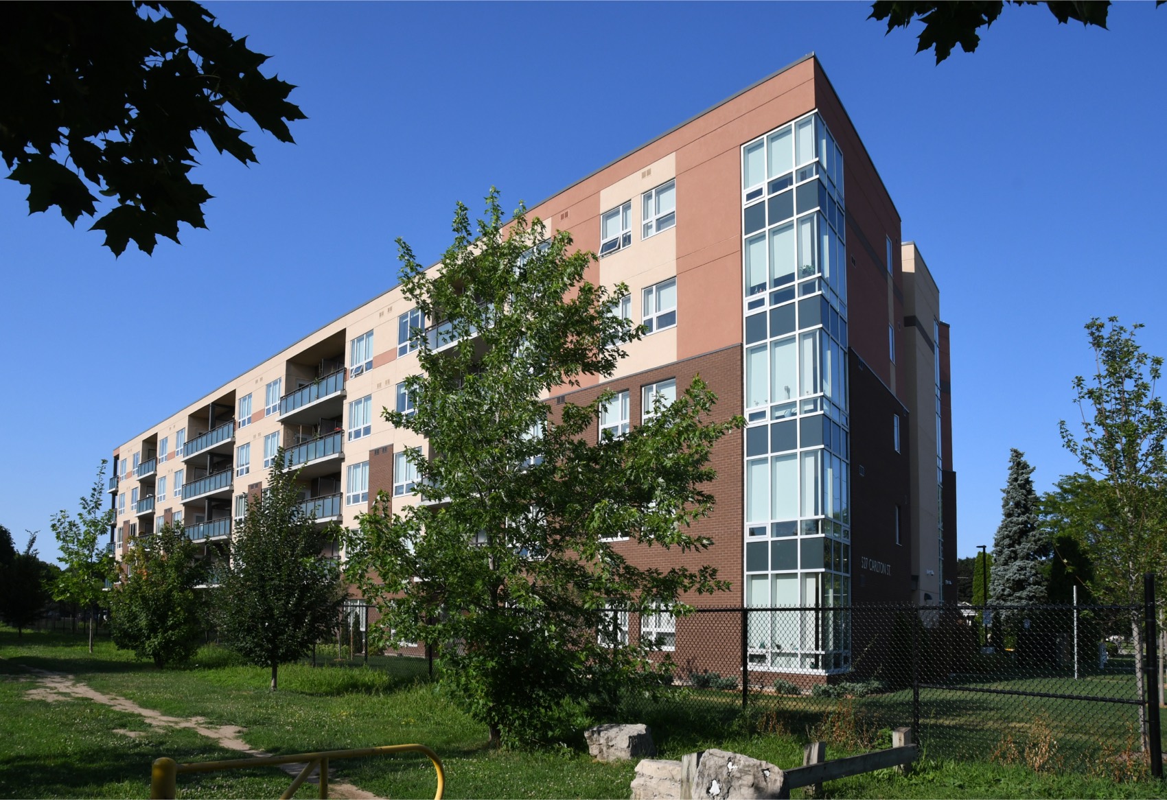 527 CARLTON STREET AFFORDABLE HOUSING - actual building